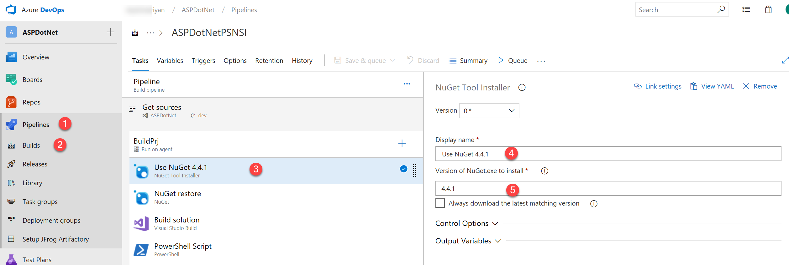 NuGet Task